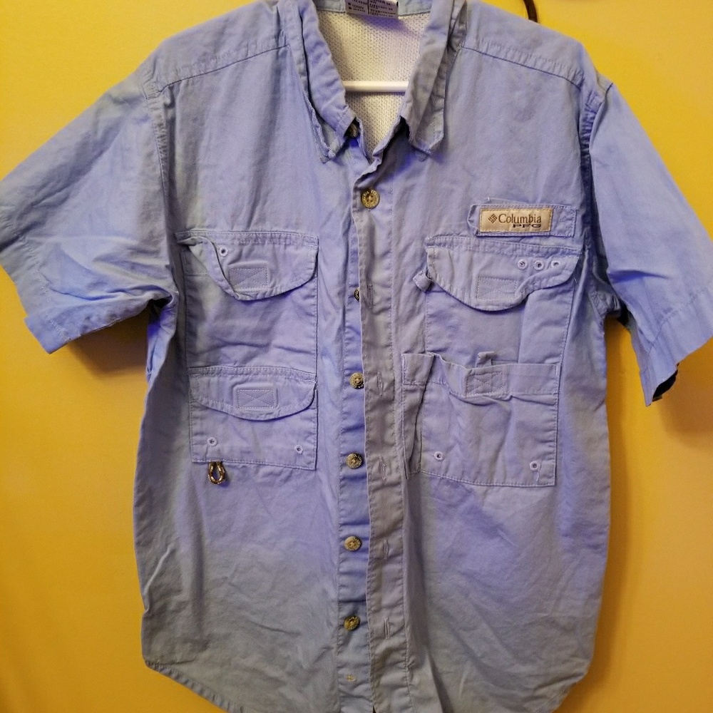 Boy's Columbia fishing shirt size Small (8)